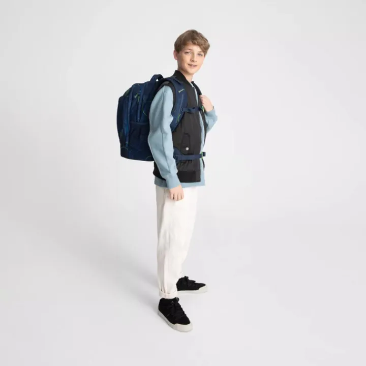Schoolrugzak|Heren Schooltassen>Satch Pack School Backpack blue tech