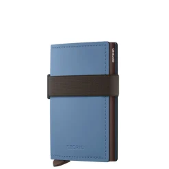 Pasjeshouders|Creditcardhouders>Secrid Bandwallet Matte steel blue-brown