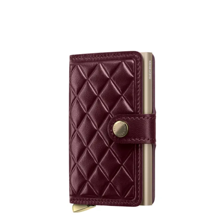 Pasjeshouders|Creditcardhouders>Secrid Miniwallet Emboss Diamond bordeaux
