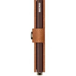 Pasjeshouders|Creditcardhouders>Secrid Miniwallet Emboss Lines cognac
