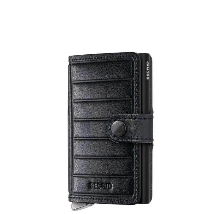 Pasjeshouders|Creditcardhouders>Secrid Miniwallet Emboss Lines V2 black