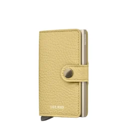 Pasjeshouders|Creditcardhouders>Secrid Miniwallet Pebble butter yellow