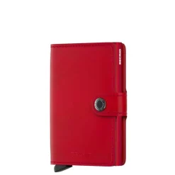 Pasjeshouders|Creditcardhouders>Secrid Miniwallet Portemonnee red leather