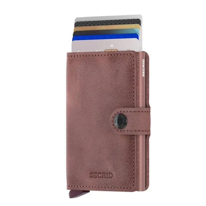 Pasjeshouders|Creditcardhouders>Secrid Miniwallet Portemonnee Vintage mauve