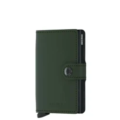 Pasjeshouders|Creditcardhouders>Secrid Miniwallet Portemonnee Matte green / black