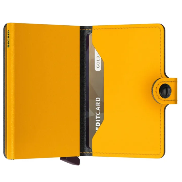 Pasjeshouders|Creditcardhouders>Secrid Miniwallet Portemonnee Yard Powder ochre