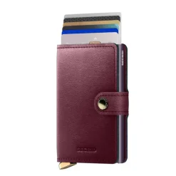 Pasjeshouders|Creditcardhouders>Secrid Miniwallet Portemonnee Dusk bordeaux