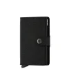 Pasjeshouders|Creditcardhouders>Secrid Miniwallet Portemonnee black crisple