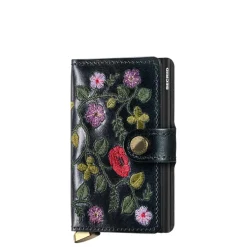 Pasjeshouders|Creditcardhouders>Secrid Miniwallet Premium Stitch Floral black