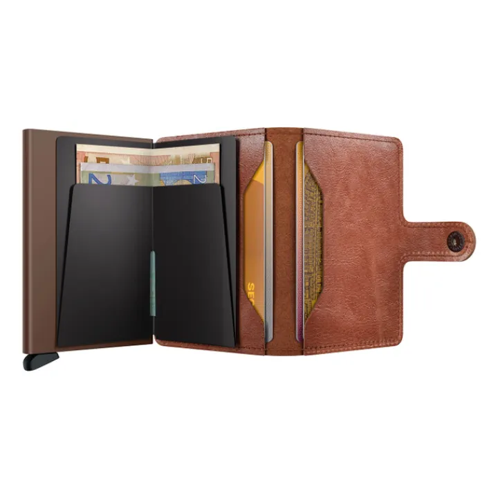 Pasjeshouders|Creditcardhouders>Secrid Miniwallet Vintage cognac-brown