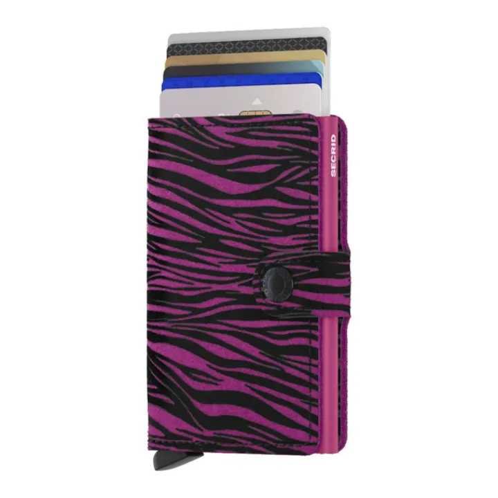 Pasjeshouders|Creditcardhouders>Secrid Miniwallet Zebra fuchsia