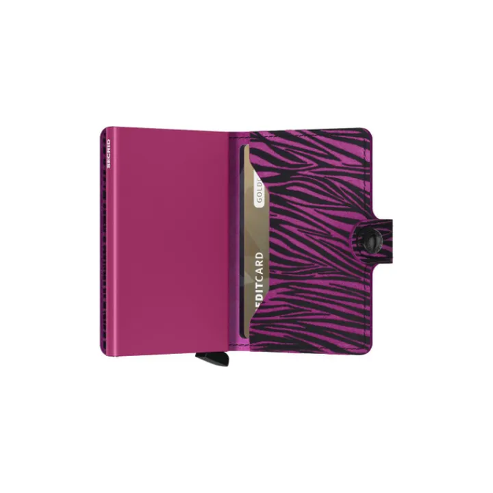 Pasjeshouders|Creditcardhouders>Secrid Miniwallet Zebra fuchsia