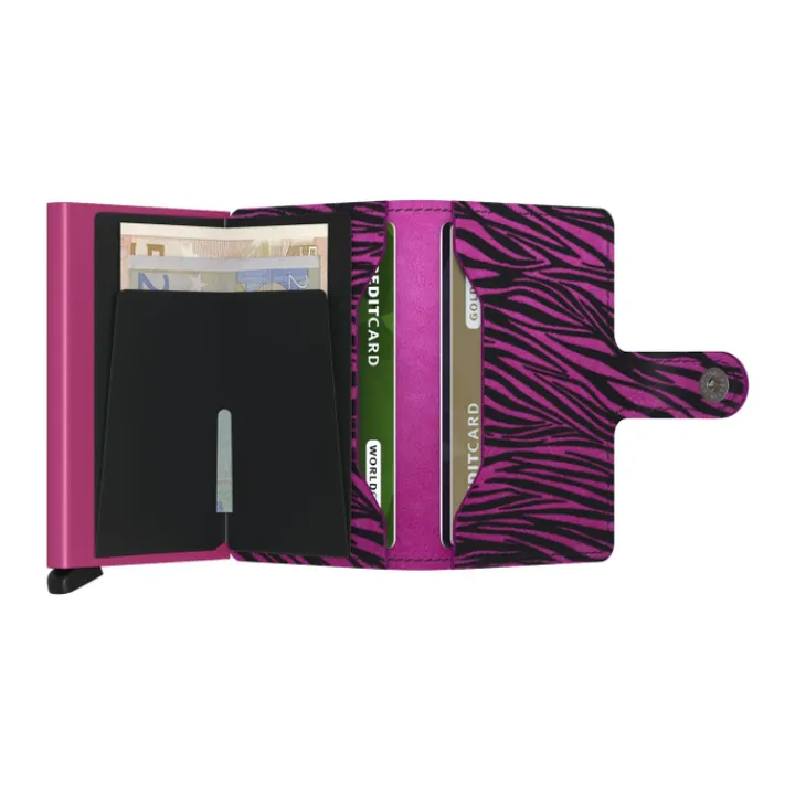 Pasjeshouders|Creditcardhouders>Secrid Miniwallet Zebra fuchsia