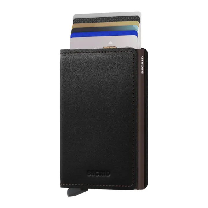 Pasjeshouders|Creditcardhouders>Secrid Slimwallet black brown