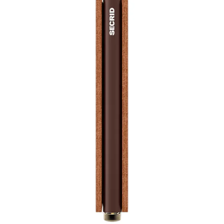 Pasjeshouders|Creditcardhouders>Secrid Slimwallet Emboss Lines cognac