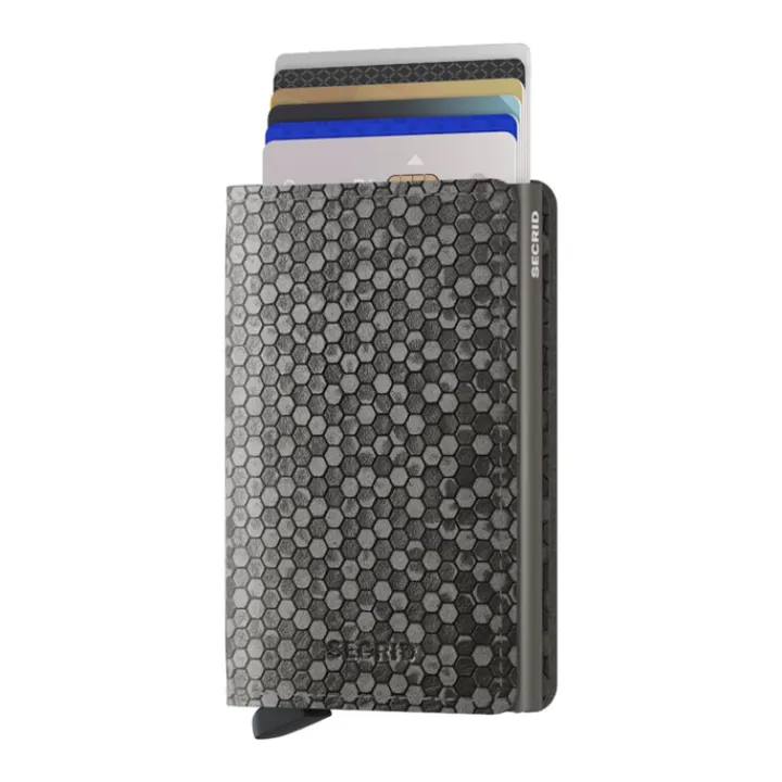 Pasjeshouders|Creditcardhouders>Secrid Slimwallet Hexagon grey