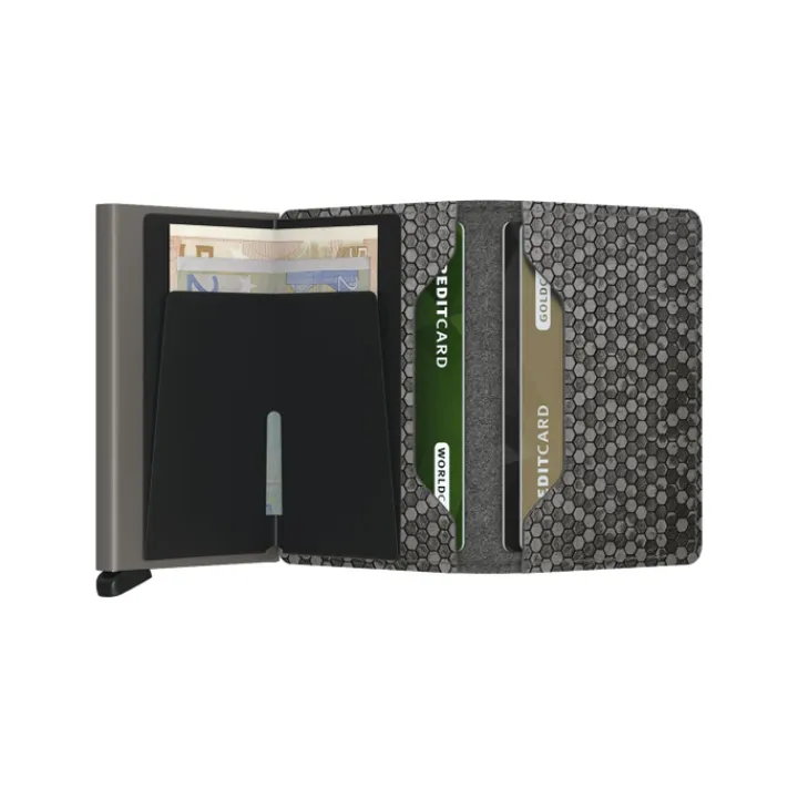 Pasjeshouders|Creditcardhouders>Secrid Slimwallet Hexagon grey