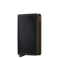 Pasjeshouders|Creditcardhouders>Secrid Slimwallet Matte black ochre