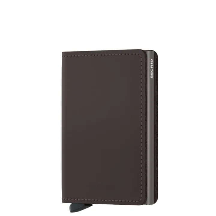 Pasjeshouders|Creditcardhouders>Secrid Slimwallet Portemonnee Matte truffle