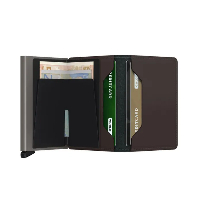 Pasjeshouders|Creditcardhouders>Secrid Slimwallet Portemonnee Matte truffle