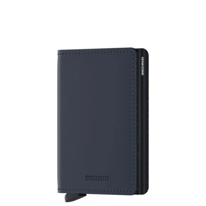 Pasjeshouders|Creditcardhouders>Secrid Slimwallet Portemonnee Matte night blue