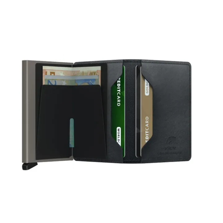 Pasjeshouders|Creditcardhouders>Secrid Slimwallet Portemonnee Mirum Plant-Based black