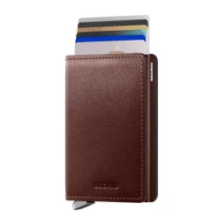 Pasjeshouders|Creditcardhouders>Secrid Slimwallet Portemonnee Dusk dark brown