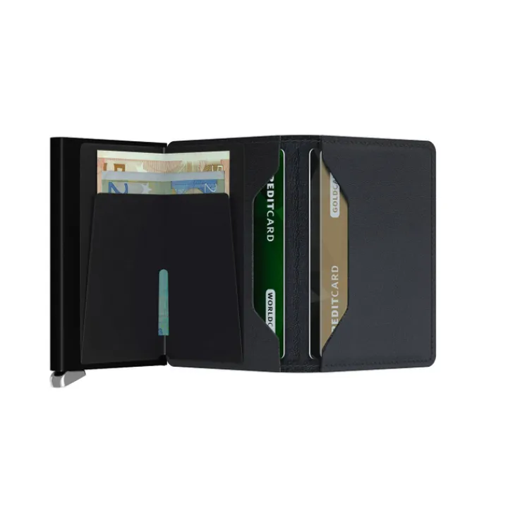 Pasjeshouders|Creditcardhouders>Secrid Slimwallet Portemonnee Emboss Lines black