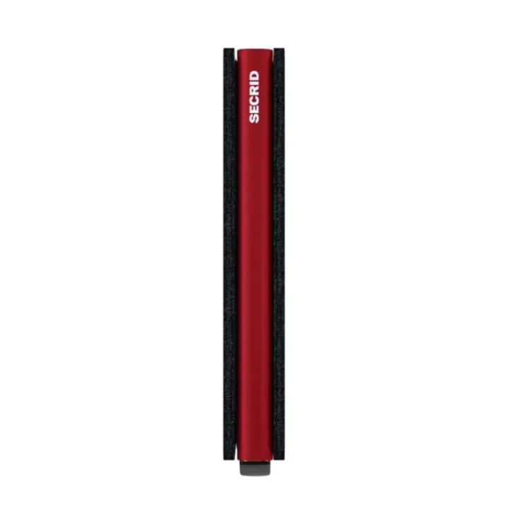 Pasjeshouders|Creditcardhouders>Secrid Slimwallet Portemonnee Matte black & red