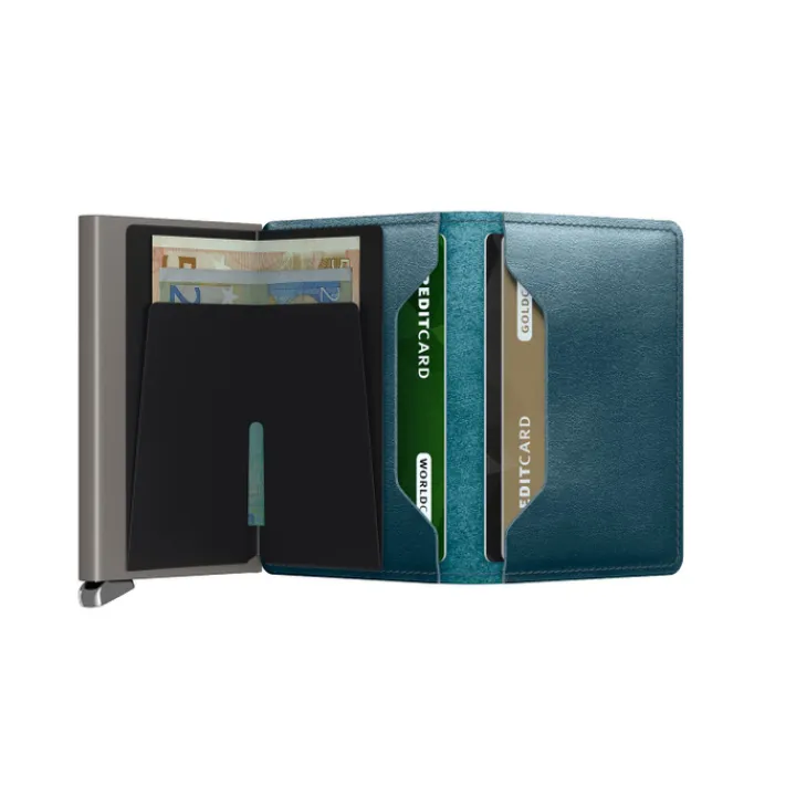 Pasjeshouders|Creditcardhouders>Secrid Slimwallet Portemonnee Dusk teal