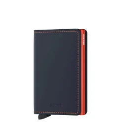 Pasjeshouders|Creditcardhouders>Secrid Slimwallet Portemonnee Matte night blue & orange