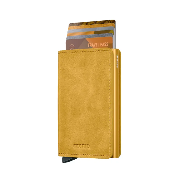 Pasjeshouders|Creditcardhouders>Secrid Slimwallet Vintage yellow