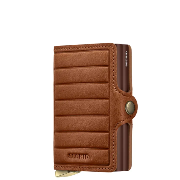 Pasjeshouders|Creditcardhouders>Secrid Twinwallet Emboss Lines cognac