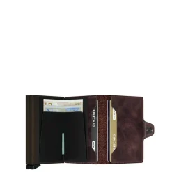 Pasjeshouders|Creditcardhouders>Secrid Twinwallet Portemonnee Vintage chocolate