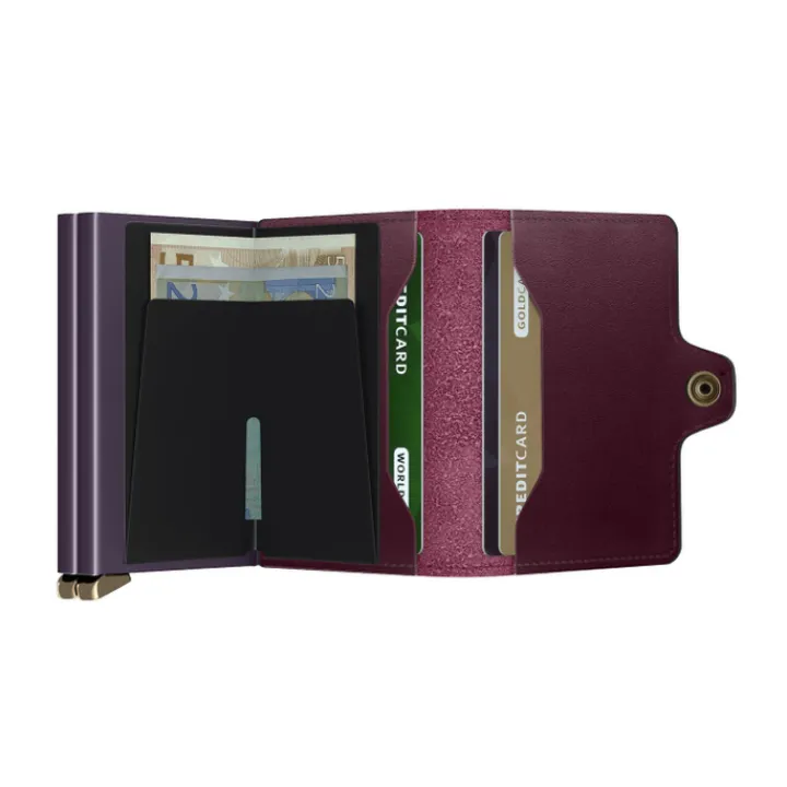 Pasjeshouders|Creditcardhouders>Secrid Twinwallet Portemonnee Dusk bordeaux