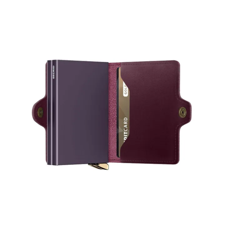 Pasjeshouders|Creditcardhouders>Secrid Twinwallet Portemonnee Dusk bordeaux