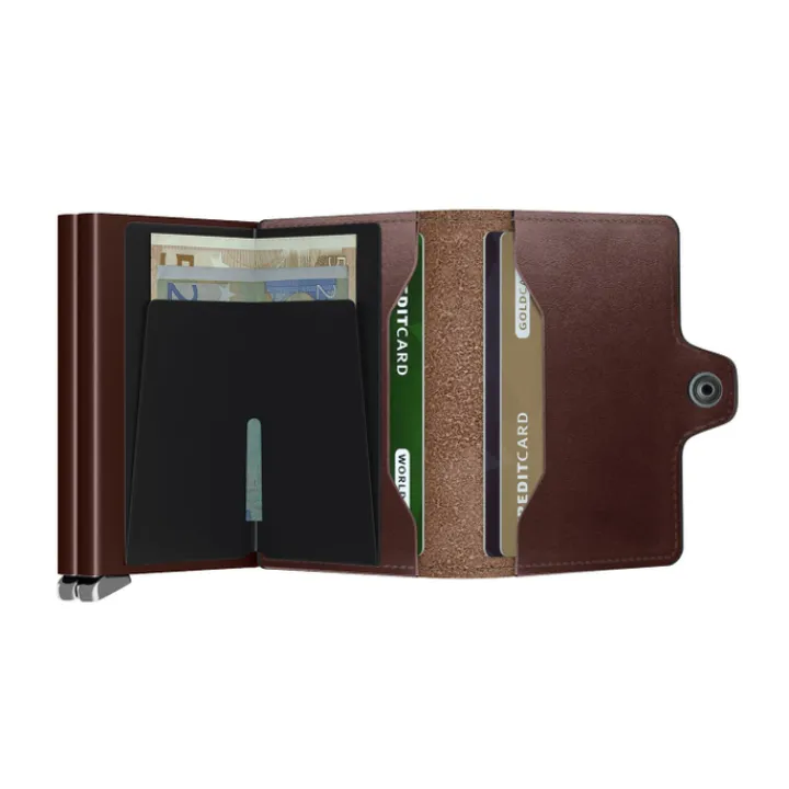 Pasjeshouders|Creditcardhouders>Secrid Twinwallet Portemonnee Dusk dark brown