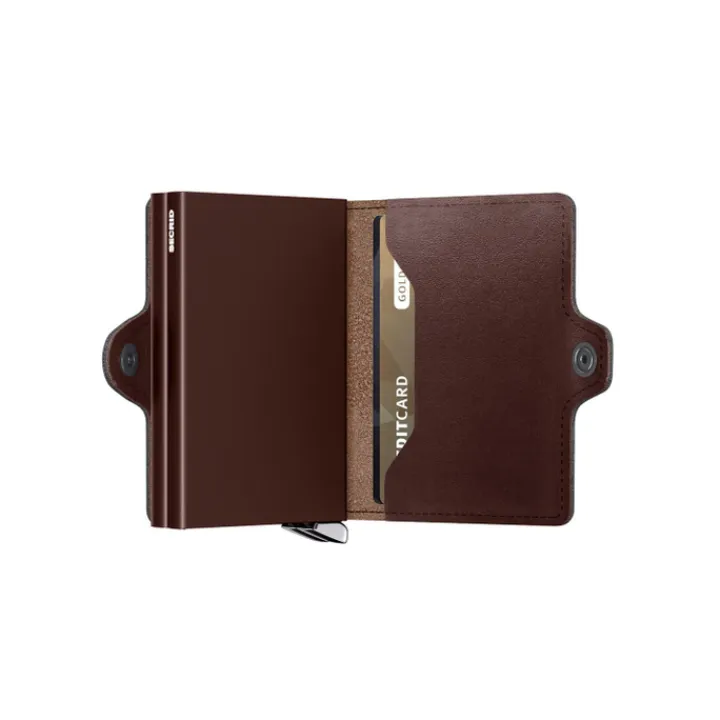 Pasjeshouders|Creditcardhouders>Secrid Twinwallet Portemonnee Dusk dark brown