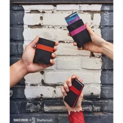Pasjeshouders|Creditcardhouders>Secrid x Sheltersuit Bandwallet TPU black-fuchsia
