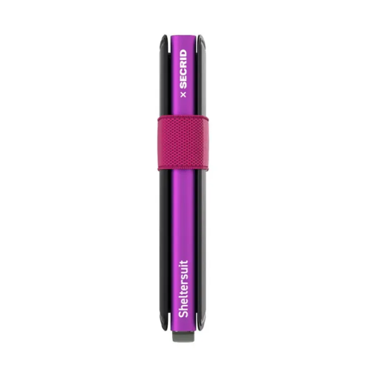 Pasjeshouders|Creditcardhouders>Secrid x Sheltersuit Bandwallet TPU black-fuchsia