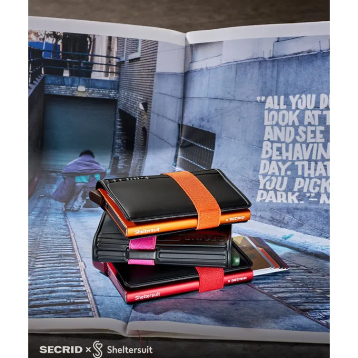 Pasjeshouders|Creditcardhouders>Secrid x Sheltersuit Bandwallet TPU black-fuchsia
