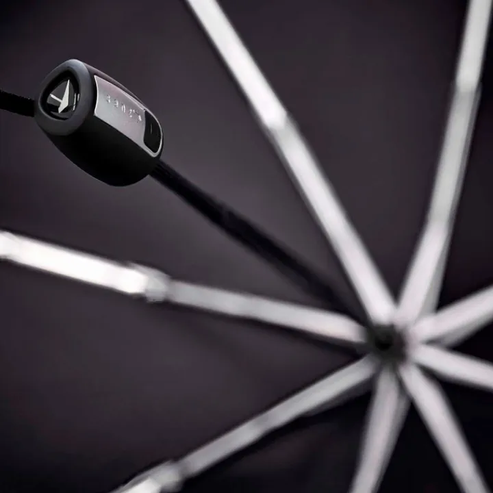 Paraplu'S>Senz Automatic Opvouwbare Stormparaplu black reflective