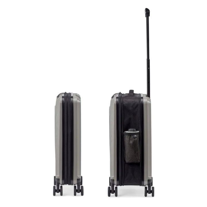 Klm Trolleys|Handbagage Trolleys>Senz Foldaway Carry On Trolley 55 silk grey