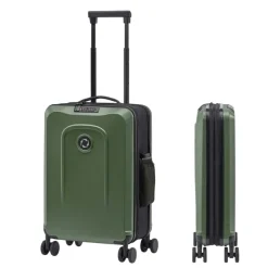 Klm Trolleys|Handbagage Trolleys>Senz Foldaway Carry On Trolley 55 dark forest