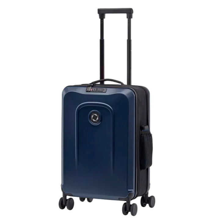 Klm Trolleys|Handbagage Trolleys>Senz Foldaway Carry On Trolley 55 midnight blue
