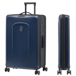 Harde Koffers|Reiskoffers>Senz Foldaway Check-In Trolley Large midnight blue