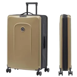 Harde Koffers|Reiskoffers>Senz Foldaway Check-In Trolley Large champagne brown