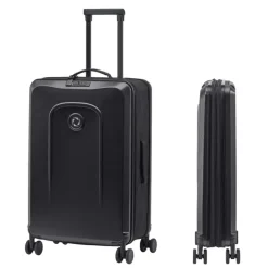 Harde Koffers|Reiskoffers>Senz Foldaway Check-In Trolley Medium pure black