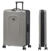 Harde Koffers|Reiskoffers>Senz Foldaway Check-In Trolley Large silk grey