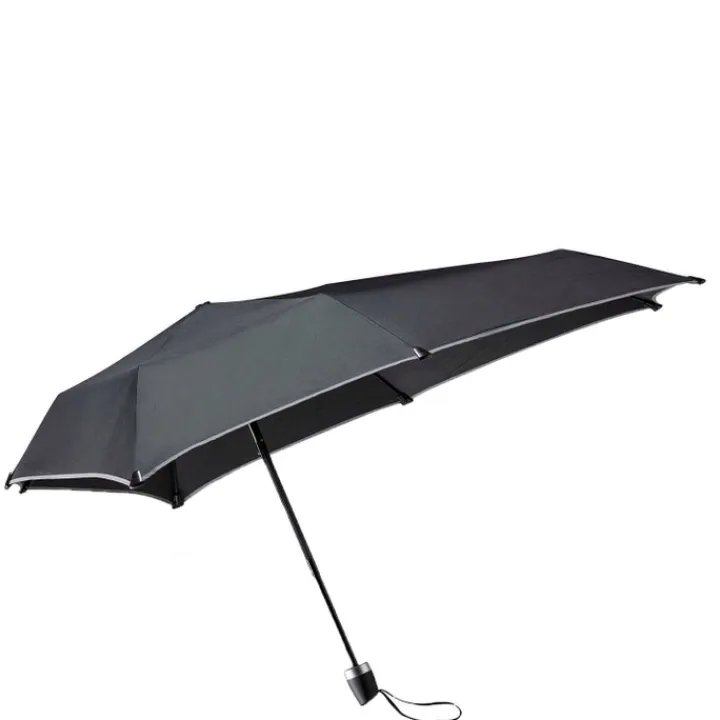 Paraplu'S>Senz Manual Opvouwbare Stormparaplu black reflective